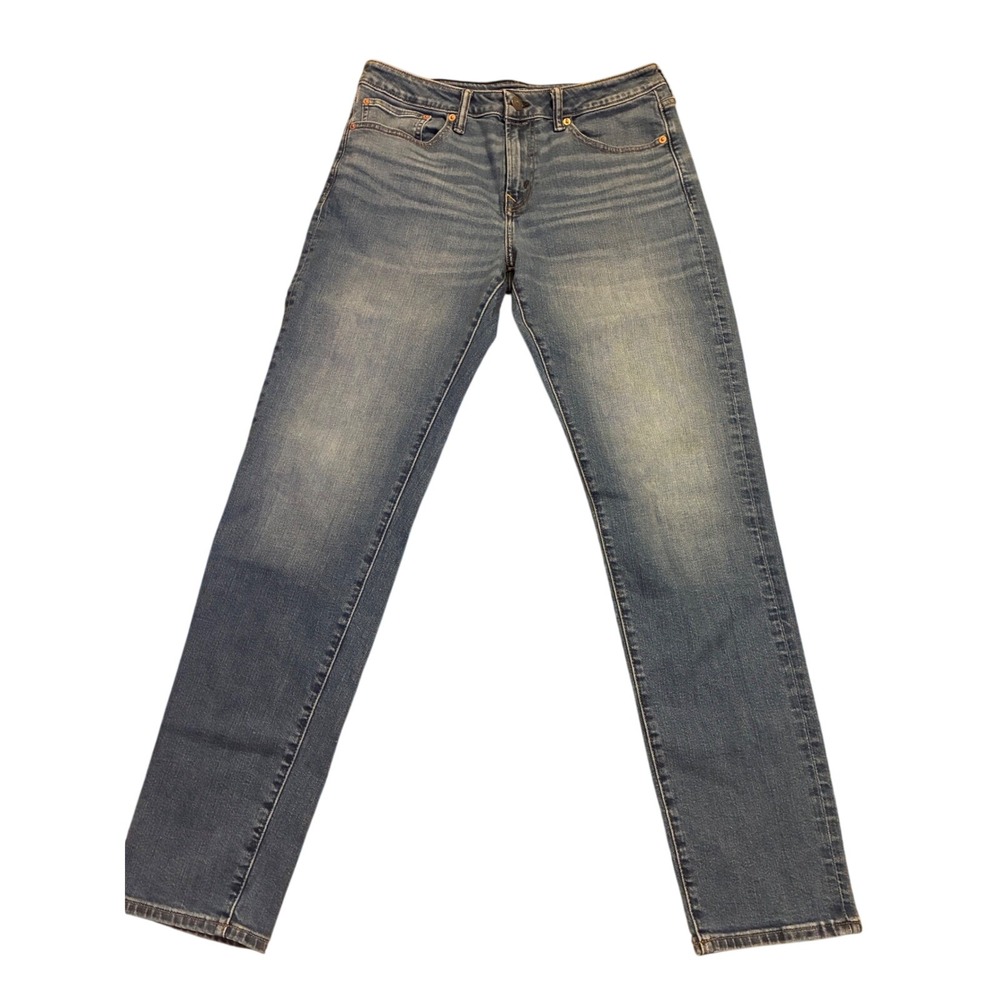 American Eagle Athletic Fit Jeans 32x34 Medium Wash Blue Vintage Style Denim